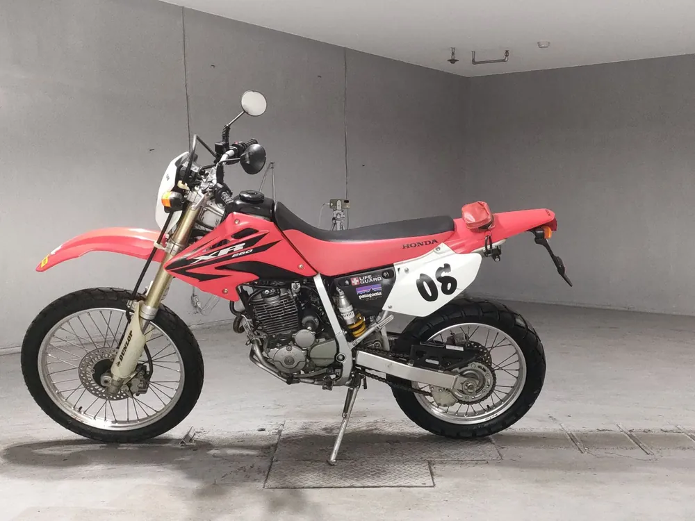 Honda XR250, black/red, фото 2