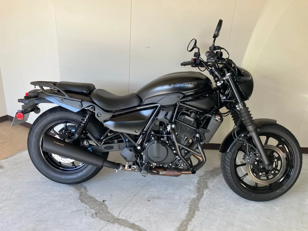 Kawasaki Eliminator 400SE 2023, чёрный, фото 5