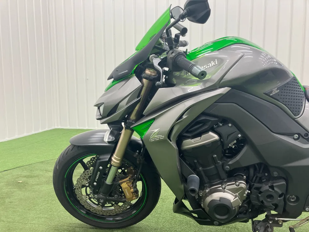 Kawasaki Z1000 ABS 2014, green/gray, фото 15