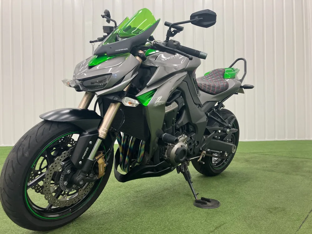 Kawasaki Z1000 ABS 2014, green/gray, фото 3