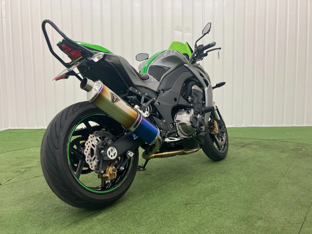 Kawasaki Z1000 ABS 2014, green/gray, фото 6