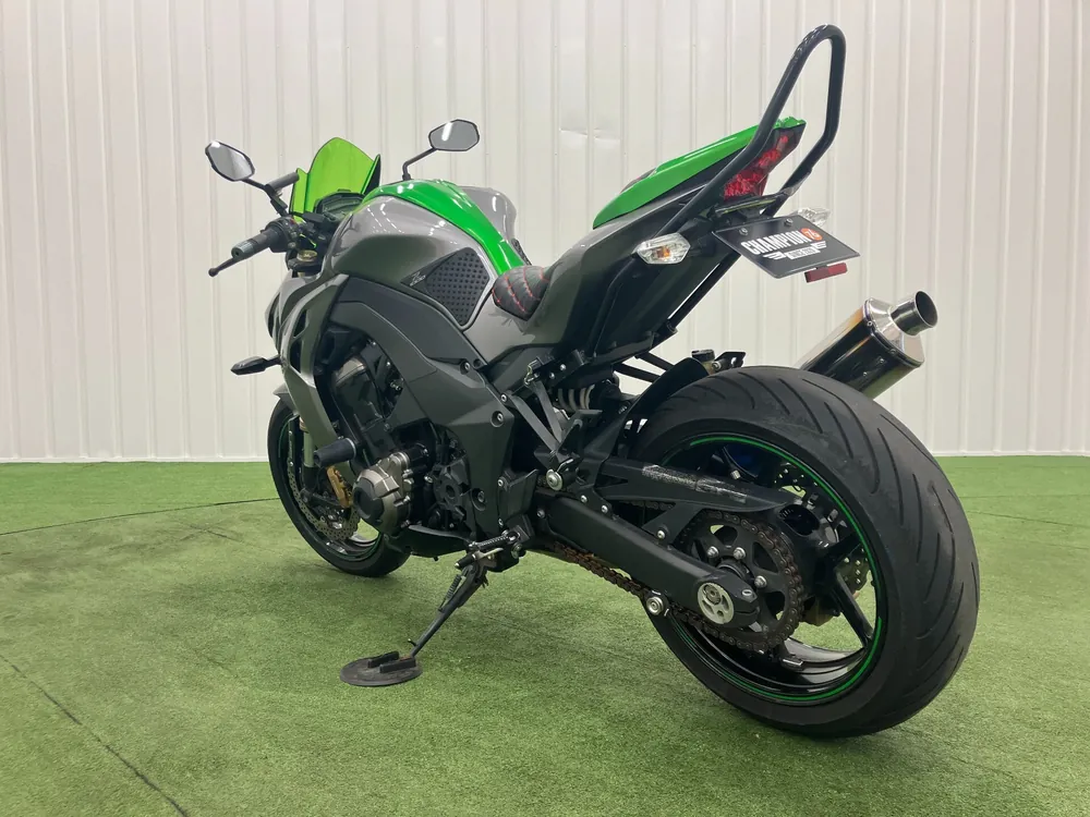 Kawasaki Z1000 ABS 2014, green/gray, фото 8