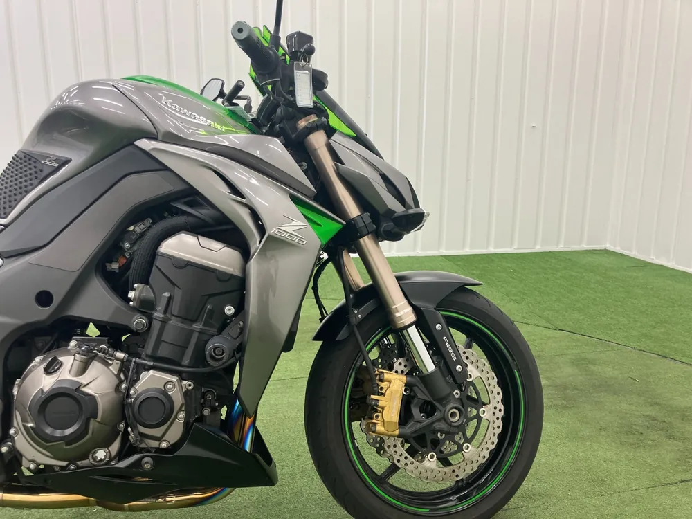 Kawasaki Z1000 ABS 2014, green/gray, фото 9
