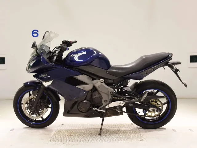 Kawasaki Ninja 400R 2011, navy blue, фото 2