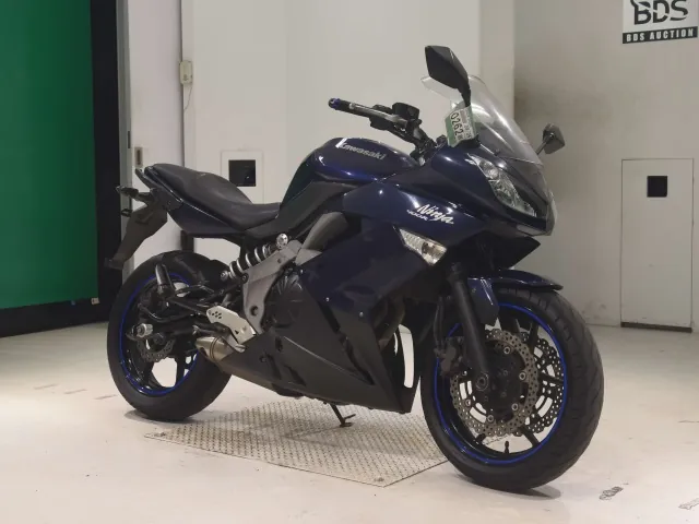 Kawasaki Ninja 400R 2011, navy blue, фото 3