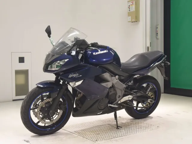 Kawasaki Ninja 400R 2011, navy blue, фото 4