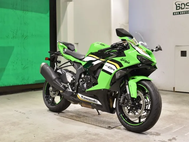 Kawasaki Zx-6Ra 2026, чёрный, зелёный, фото 3