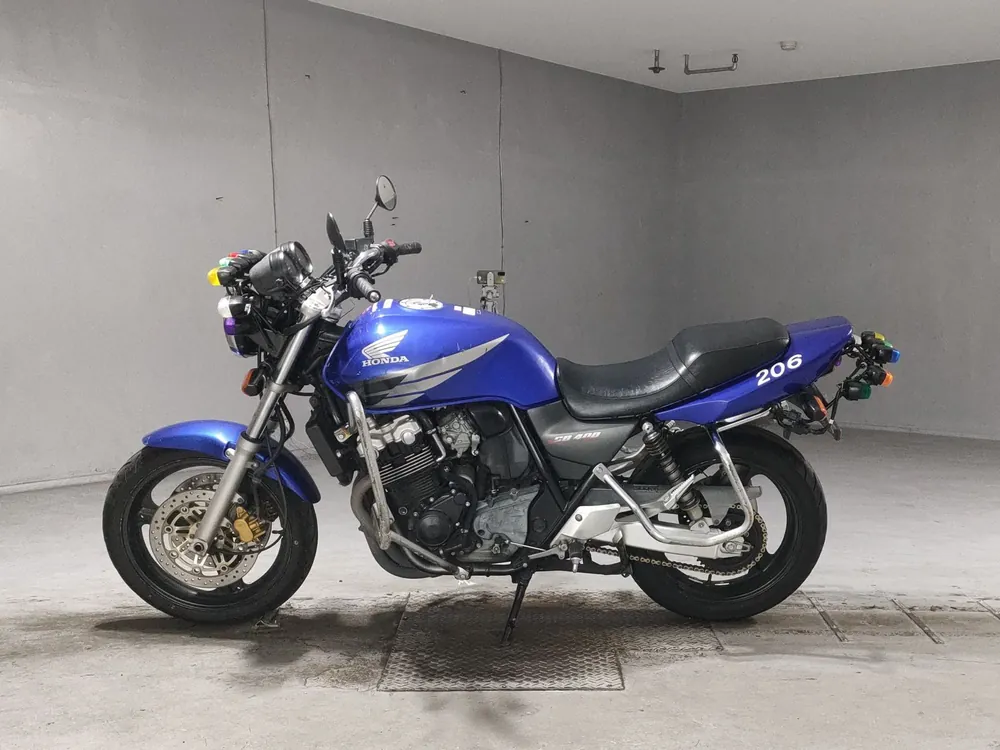 Honda CB400N 2008, синий, фото 2