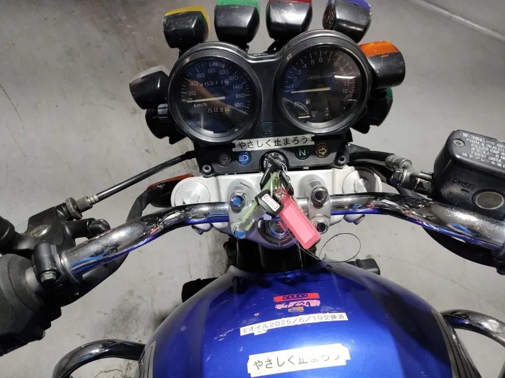 Honda CB400N 2008, синий, фото 5