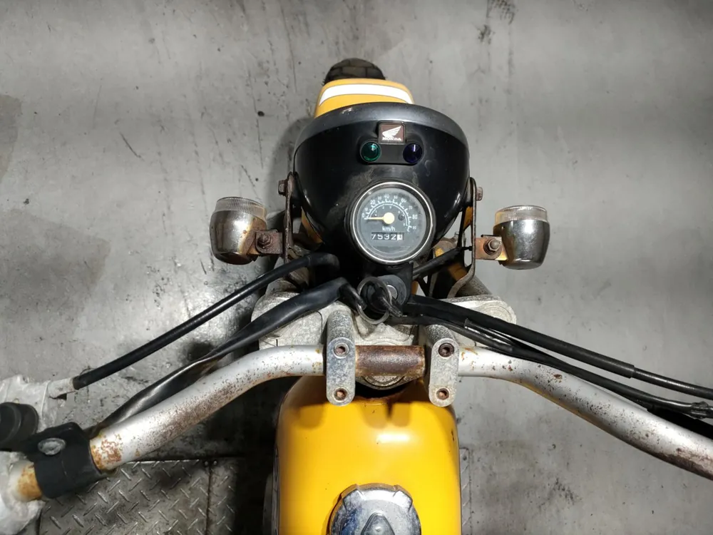 Honda APE 100, жёлтый, фото 5