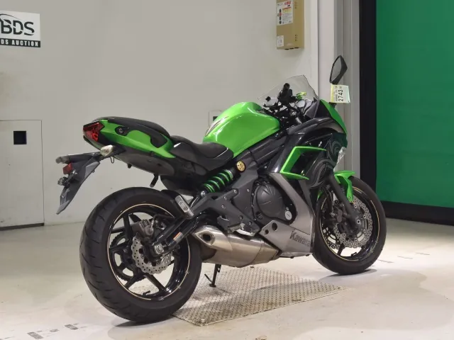 Kawasaki Ninja 400 2017, чёрный, зелёный, фото 5