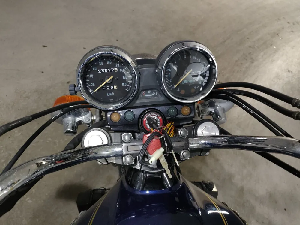 Kawasaki ZRX400-II 2010, синий, фото 5