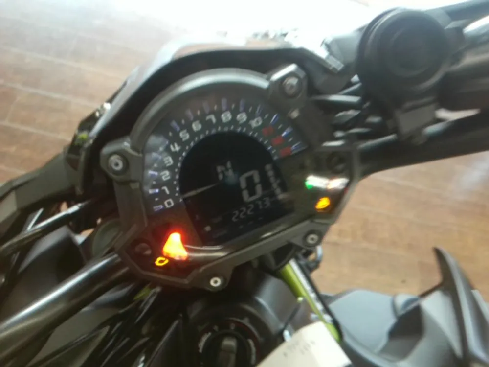 Kawasaki Z900-2 2019, black / lime, фото 3
