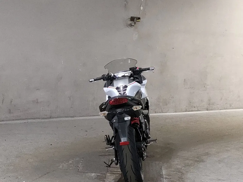 Kawasaki Ninja 400R 2015, белый, серебристый, фото 4