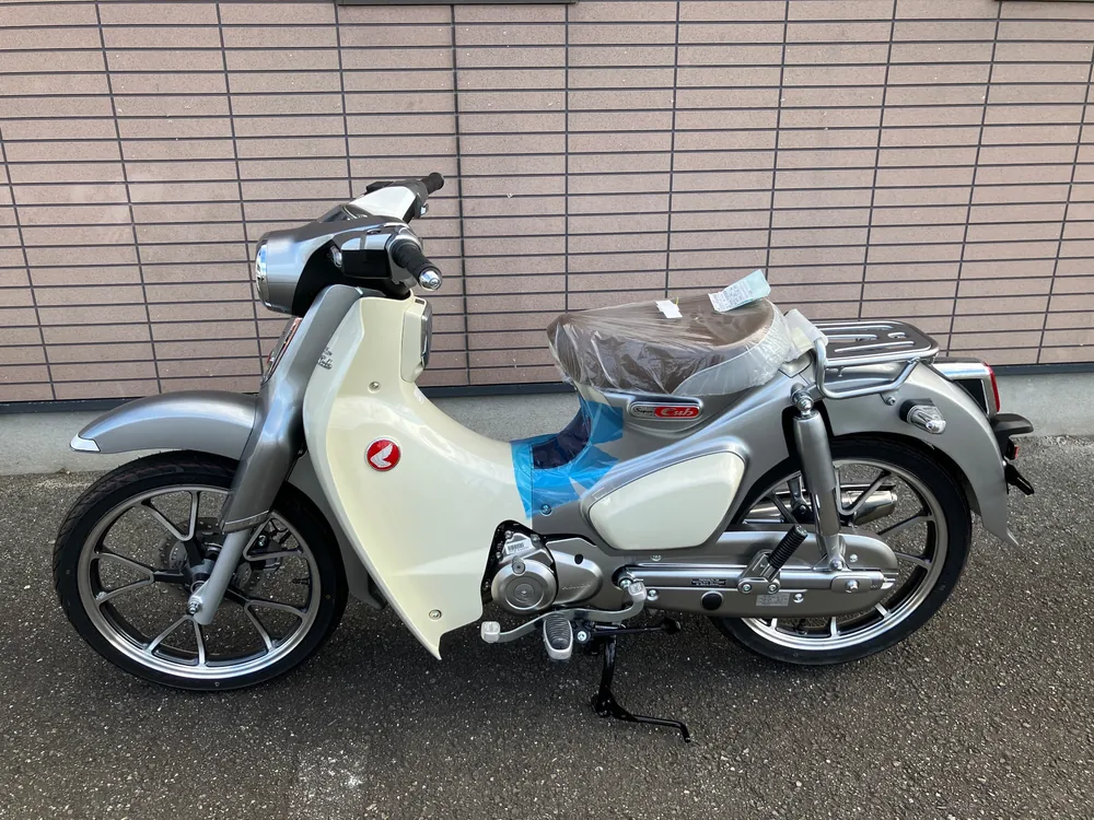 Honda C125-2, серебристый, cream, фото 2