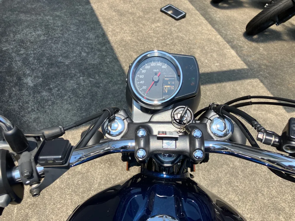 Honda GB350S 2026, white / blue, фото 2
