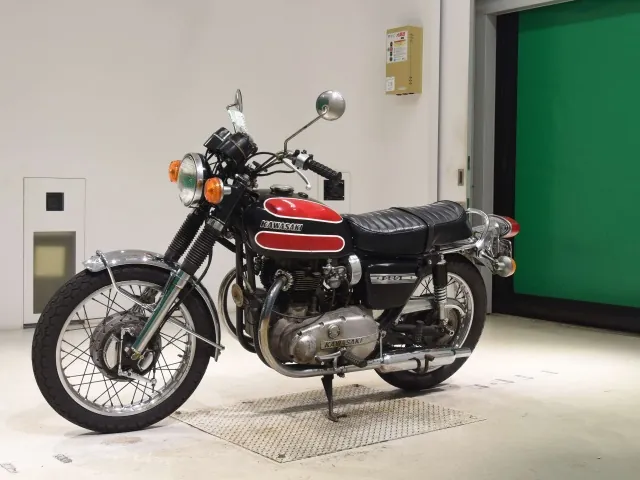 Kawasaki W1SA 1971, чёрный, фото 4