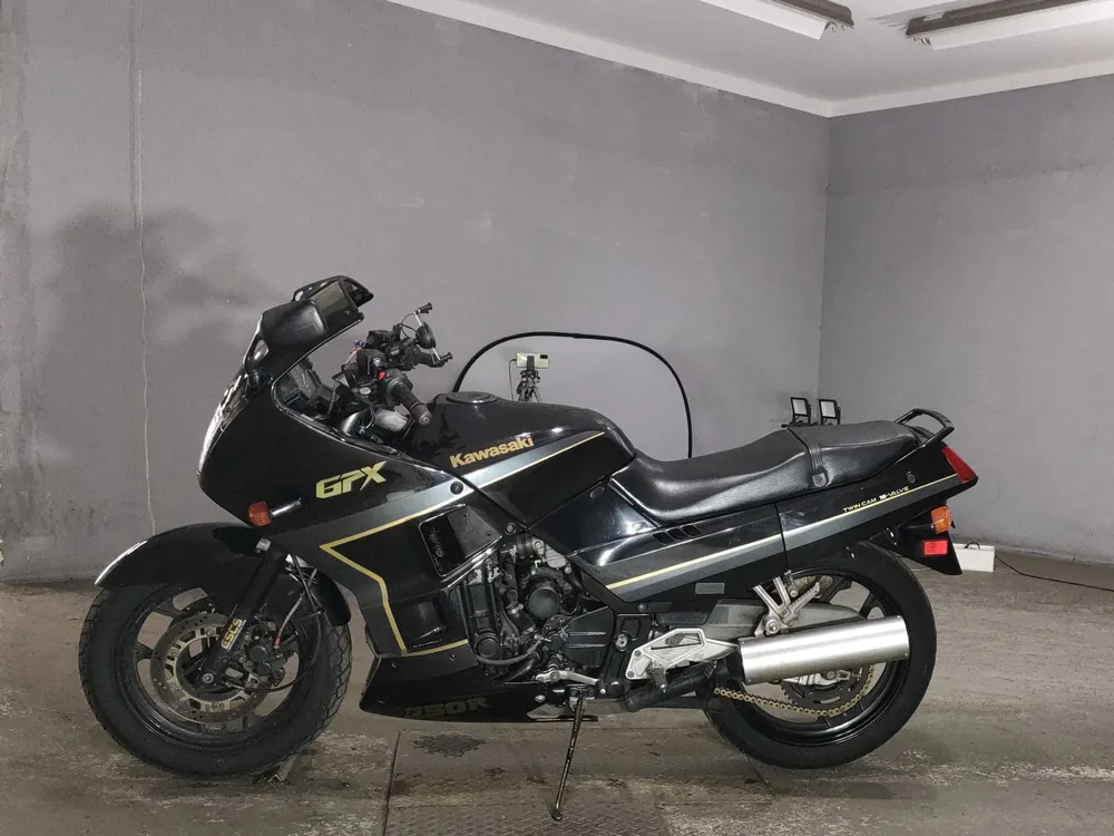Kawasaki GPX750R 1987, чёрный, фото 2