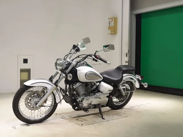 Yamaha Dragstar 250, белый, серебристый, фото 4