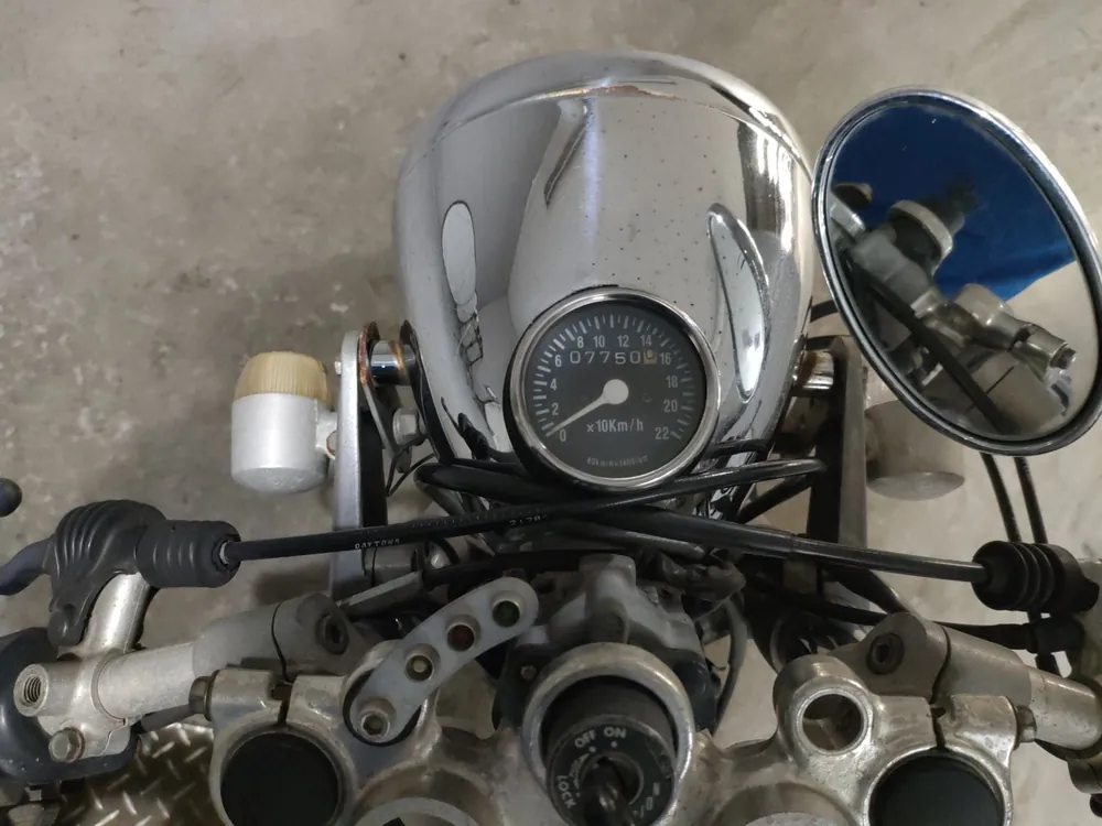 Yamaha SR400 1997, серый, фото 5