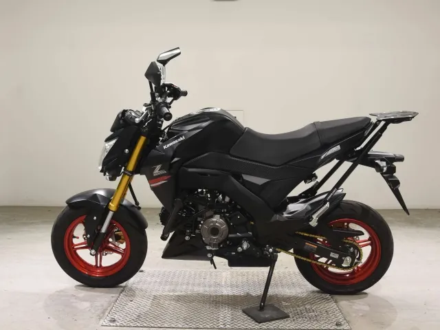 Kawasaki Z125 PRO, matt black, фото 2