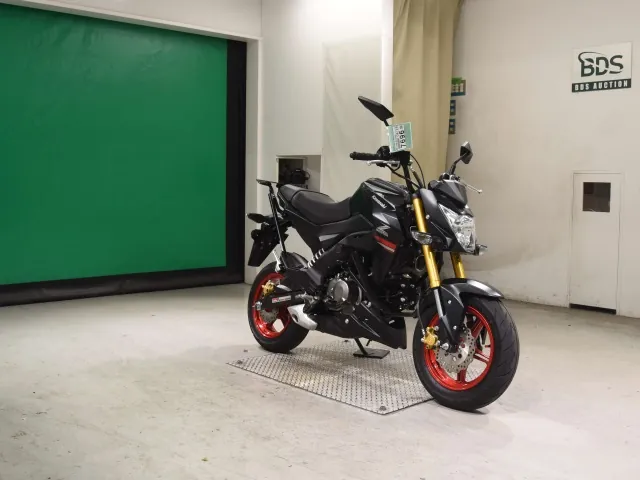Kawasaki Z125 PRO, matt black, фото 3