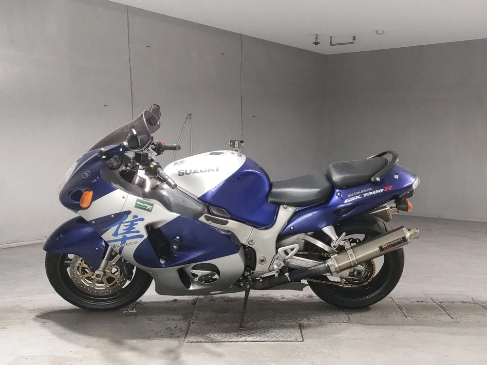 Suzuki GSX1300R Hayabusa 2000, silver / blue, фото 2