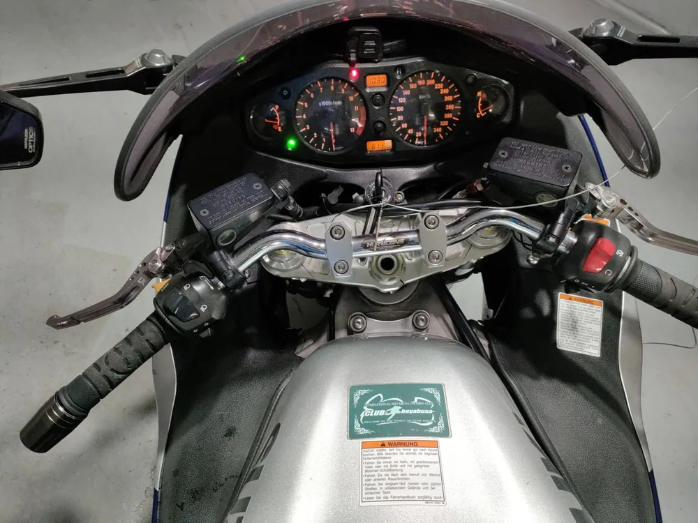 Suzuki GSX1300R Hayabusa 2000, silver / blue, фото 5