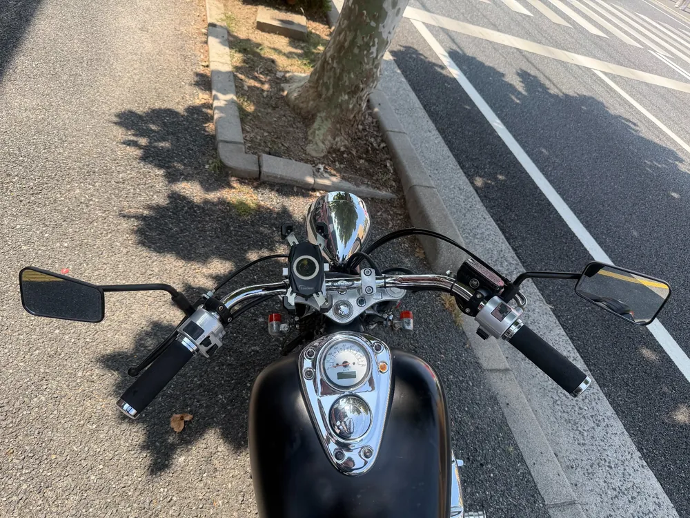 Honda Shadow 400 1997, mat black, фото 13