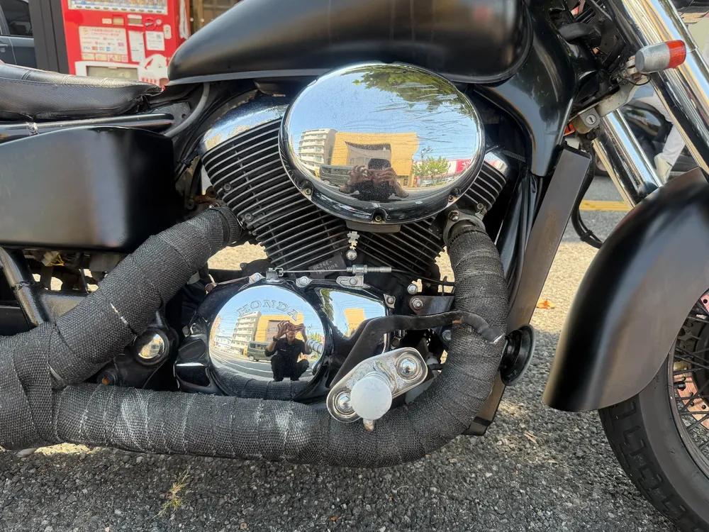 Honda Shadow 400 1997, mat black, фото 19