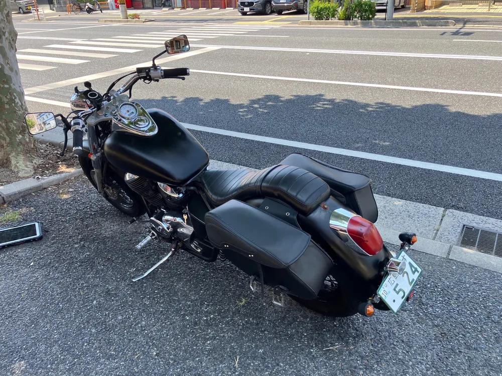 Honda Shadow 400 1997, mat black, фото 4