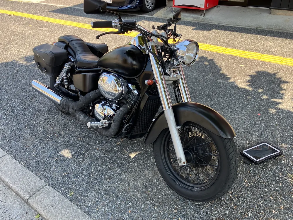Honda Shadow 400 1997, mat black, фото 5