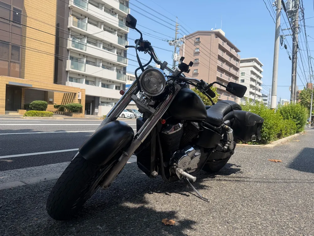 Honda Shadow 400 1997, mat black, фото 6