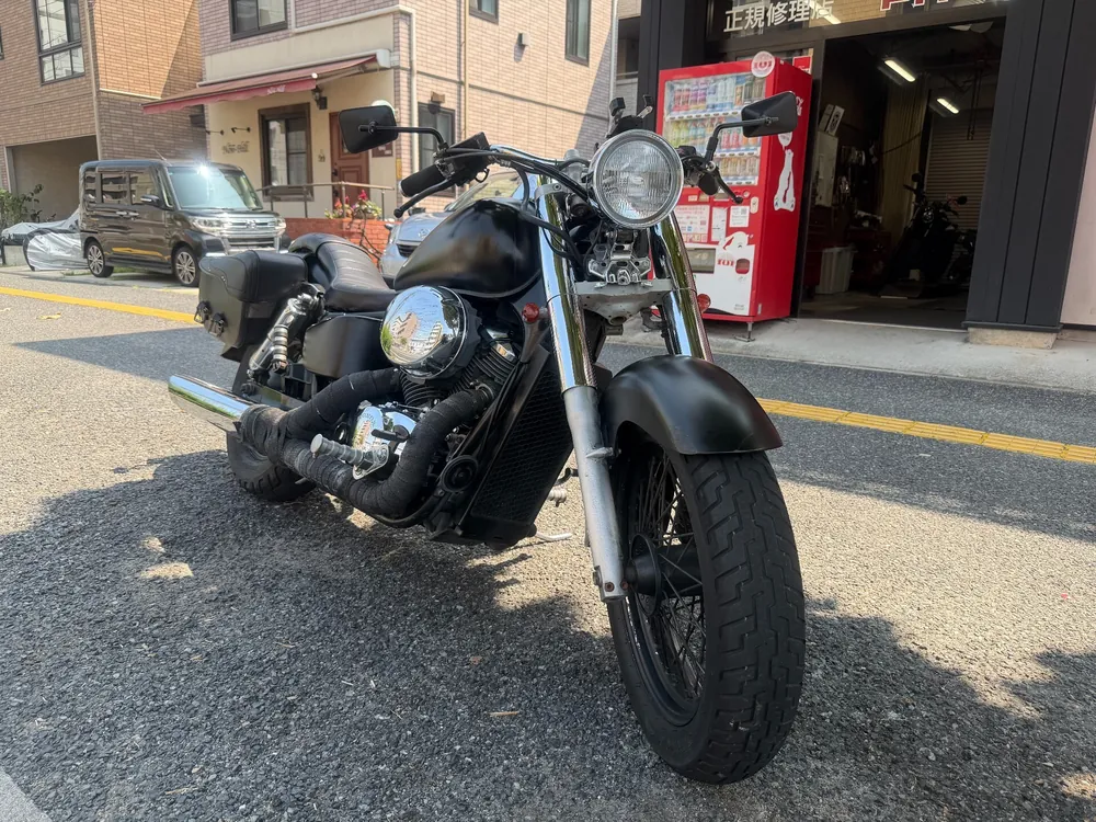 Honda Shadow 400 1997, mat black, фото 7