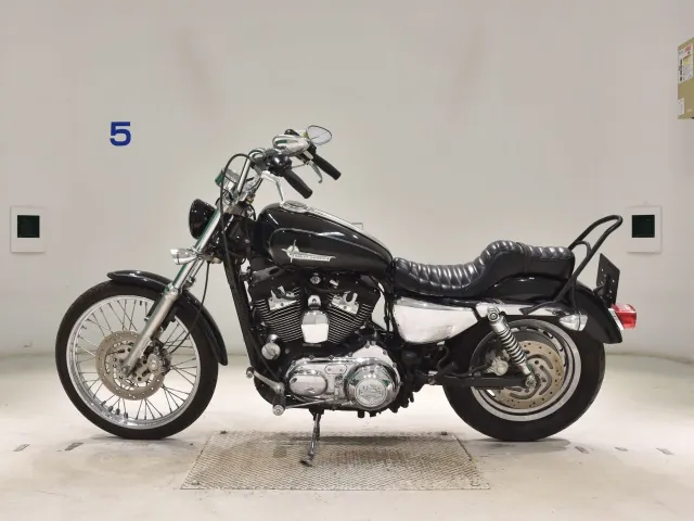 Harley-Davidson XL1200C 2005, чёрный, фото 2