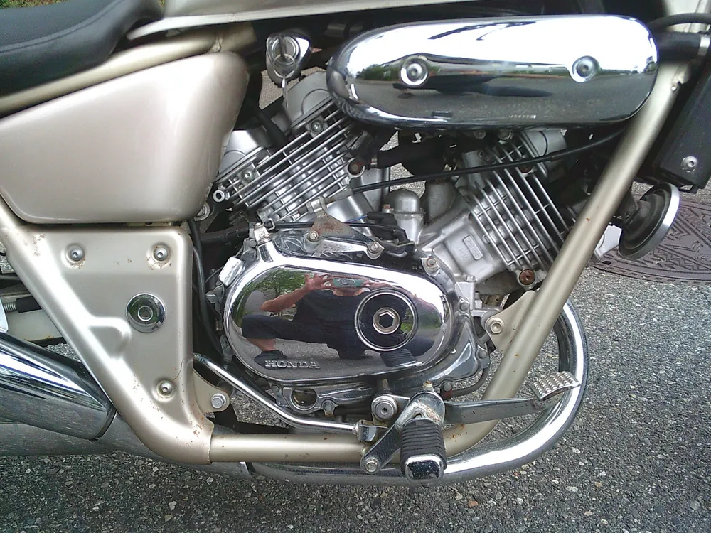 Honda V-Twin Magna 250, золотистый, фото 9