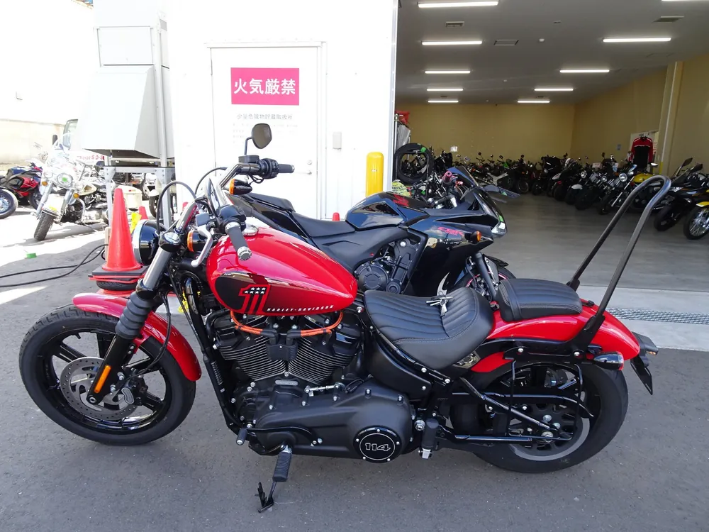 Harley-Davidson FXBBS 2023, красный, фото 2