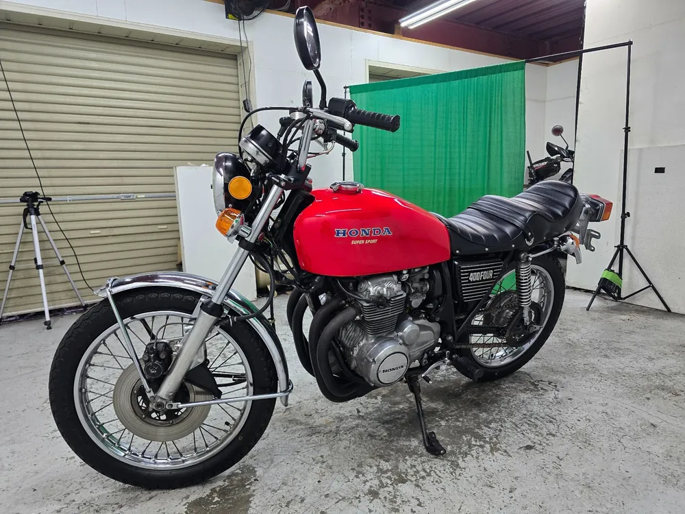 Honda CB400 2016, красный, фото 4