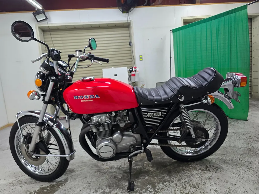 Honda CB400 2016, красный, фото 5