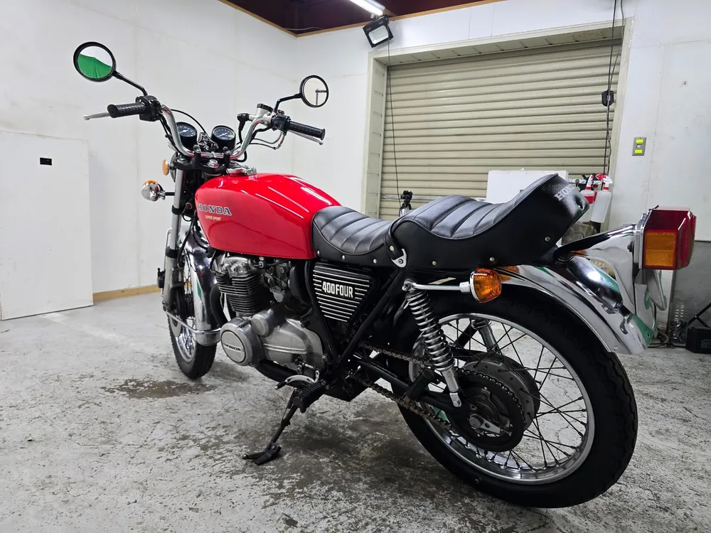 Honda CB400 2016, красный, фото 6