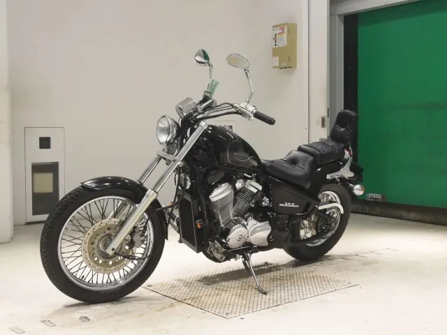 Honda Steed 400 1991, чёрный, фото 4