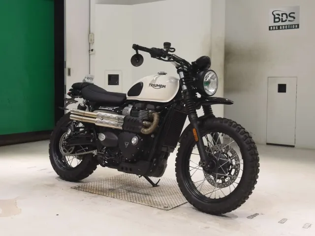 Triumph Street Scrambler 2019, белый, фото 3
