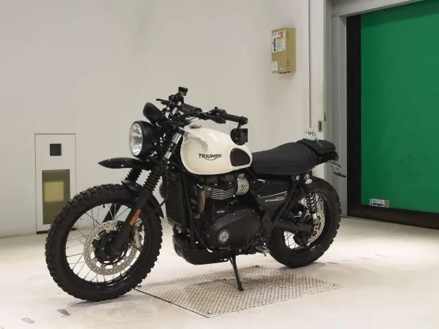 Triumph Street Scrambler 2019, белый, фото 4