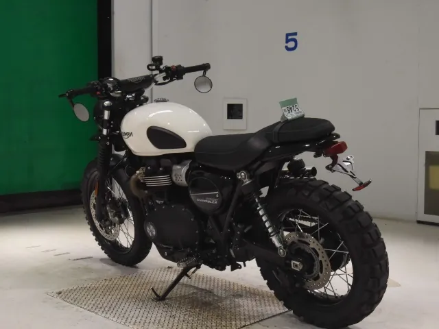 Triumph Street Scrambler 2019, белый, фото 6