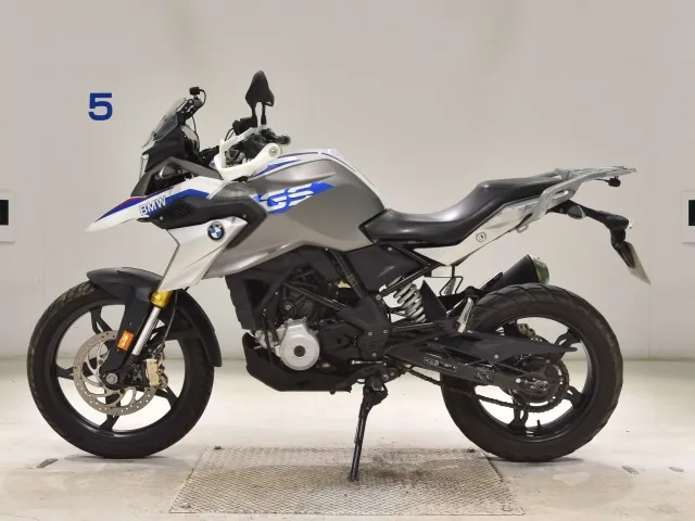 BMW G310Gs 2017, белый, синий, фото 2