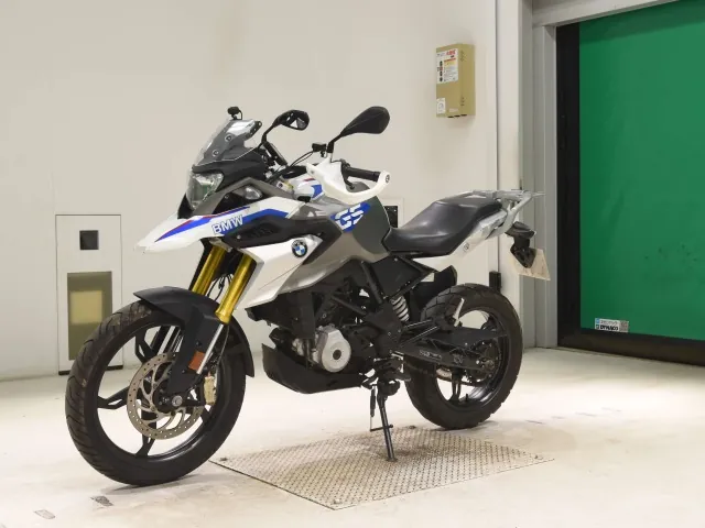 BMW G310Gs 2017, белый, синий, фото 4