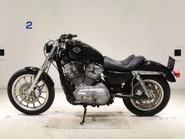 Harley-Davidson XL883 2008, чёрный, фото 2