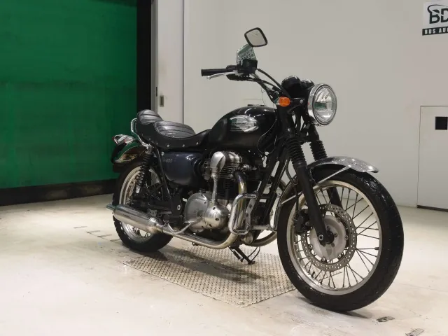 Kawasaki W400 2008, чёрный, фото 3