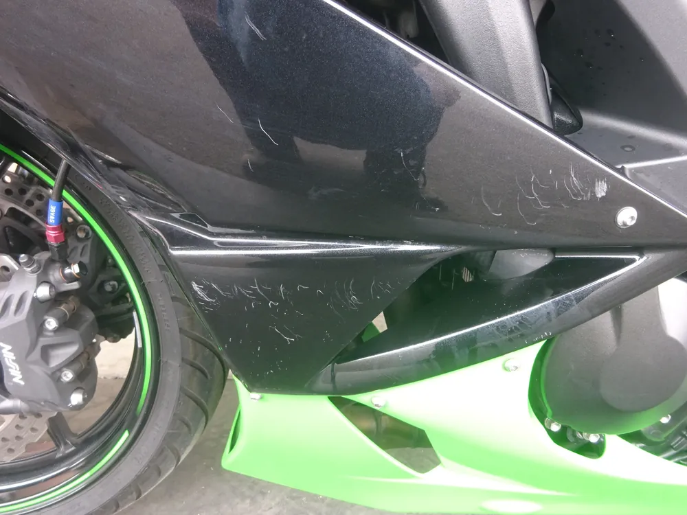 Kawasaki Ninja ZX-6R 2010, black/green, фото 11