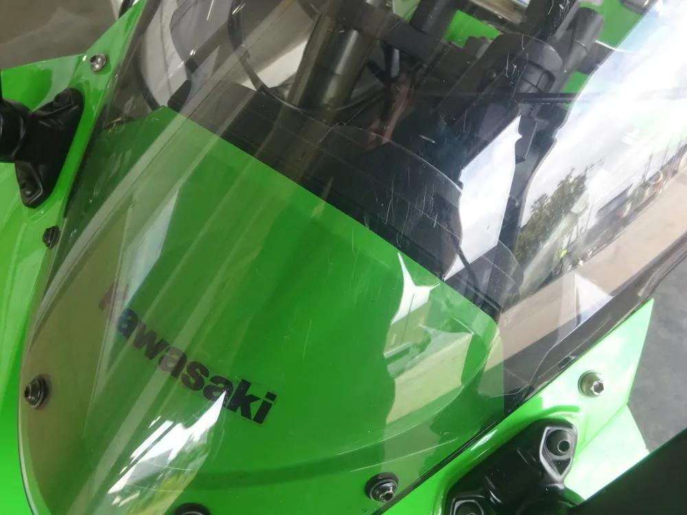 Kawasaki Ninja ZX-6R 2010, black/green, фото 12